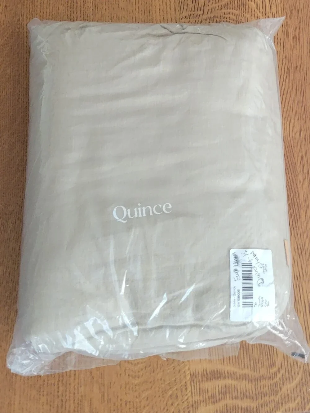 Quince European Linen Duvet Cover Set - King/Cali King